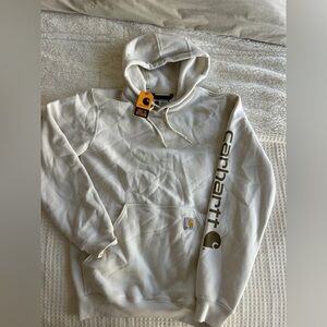 Carhartt Men's Off-White Hoodie